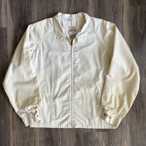Vintage Peters All Weather Sportswear Jacket Mens Size L (44) Combed Cotton 60s